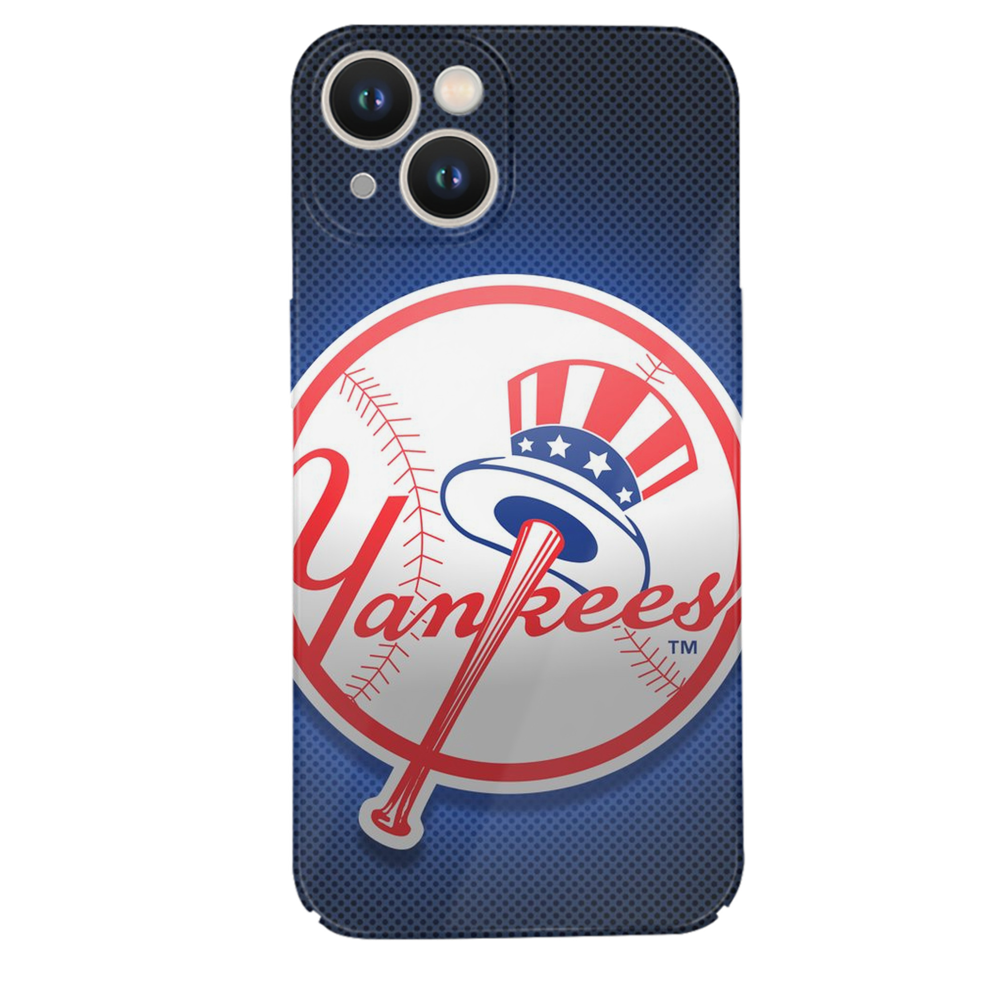New York Yankees 193 IPhone 14 Series Full-Cover Hard Case – Shockproof With Raised Camera Protection – Precise Cutouts, Wireless Charging Compatible – Durable, Anti-Yellowing, Easy To Clean
